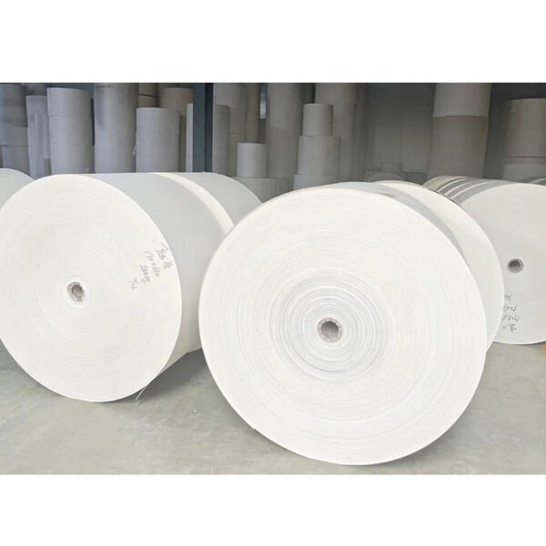 Jumbo roll cup stock paper pe coated single double wall pe coated paper rolls for paper cups - Image 2