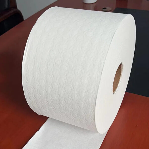 OEM Brand Cheapest Jumbo Roll Toilet Paper Virgin Woodpulp Raw Material Making Toilet Tissue Parent Paper Rolls Mother Roll - Image 4