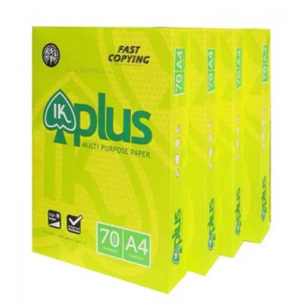 ik plus Quality Paperone A4 Paper One 80 Gsm 70 Gram Copy Paper / Bond Paper