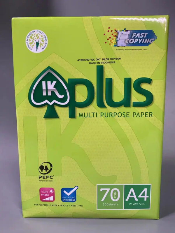 ik plus Quality Paperone A4 Paper One 80 Gsm 70 Gram Copy Paper / Bond Paper - Image 4