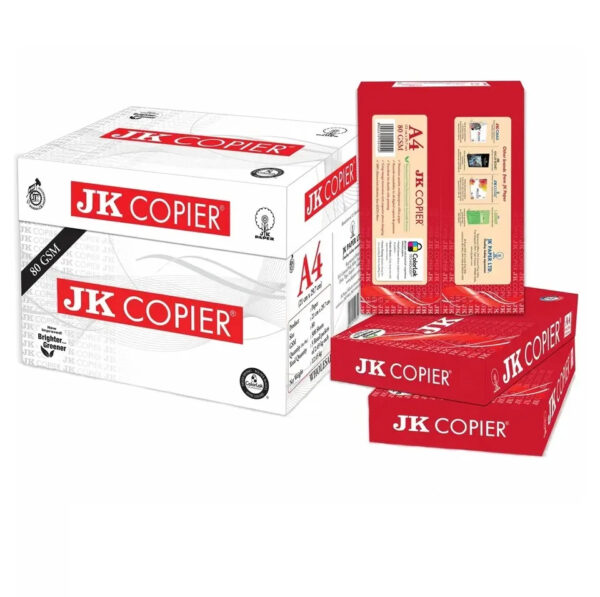 Top Quality JK Copier paper A4 80gsm | JK Easy Copier A4 Paper 70gsm A4 white paper 500 Sheet Per Ream