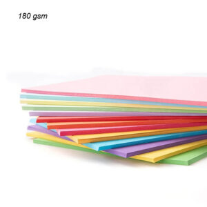 20pcs A4 Colored Paper 180 Gsm Wood Pulp Printing Paper or DIY Handmade Supplies