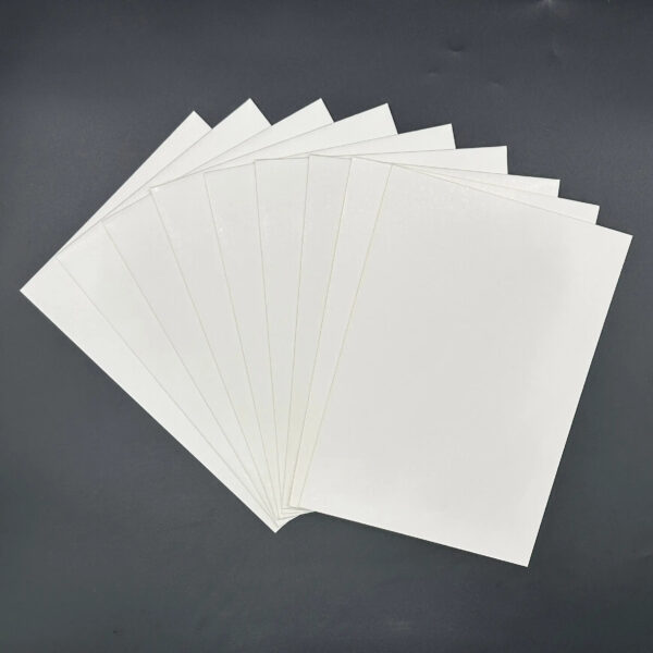 White Glassine Water Based Self Adhesive Paper Film Jumbo RollAdhesive Paper