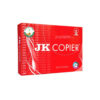 JK Copier A4 copy paper 80gsm high whiteness multipurpose sheet available in bulk stock perfect for all printing needs