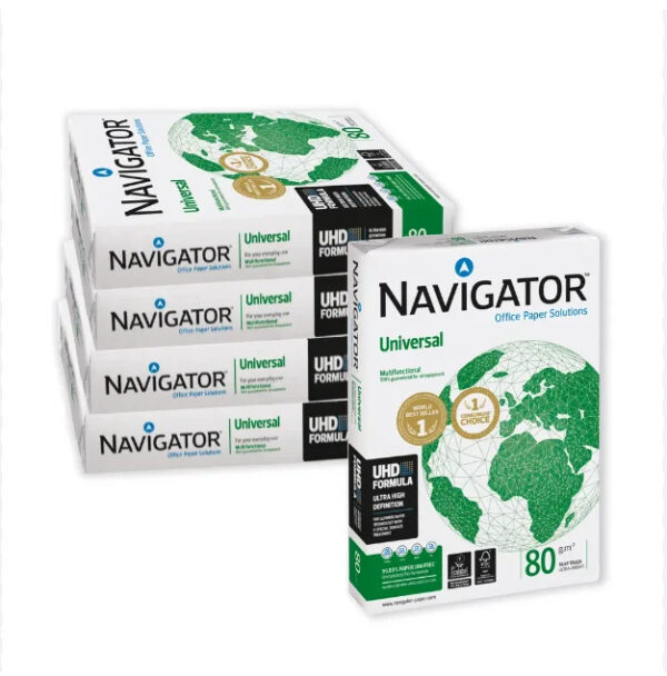 Navigator A4 Copy Paper 80gsm LASER PAPER A4 and Paper One / 75gsm/ 80gsm Office papers manufacturers