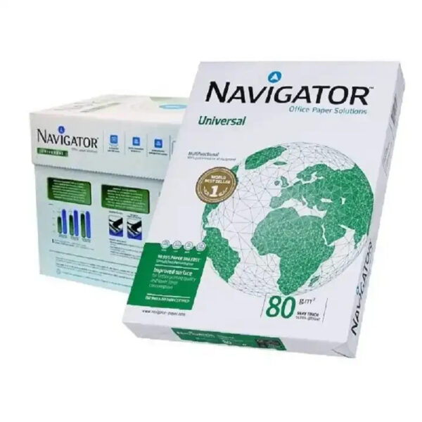 Quality Navigator 80g Universal A4 White Paper Ream 80gsm Copy/Printing Bond Paper for Copiers