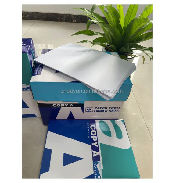 Double A4 Size 75 70g 80gsm Weight Copy/Bond Printing office White Paper Carton Packed ream sheets paper A4