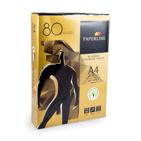 80 GSM 70 Gram Copy Paper / A4 Copy Paper 75gsm / Paperline / Paperbase Gold A4 - Image 2