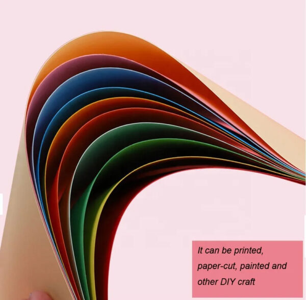 20pcs A4 Colored Paper 180 Gsm Wood Pulp Printing Paper or DIY Handmade Supplies - Image 2