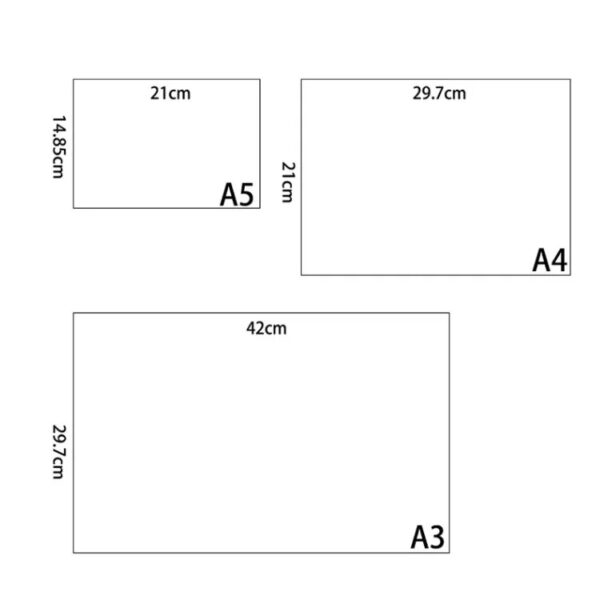 wholesale 73g A3 A4 A5 transparent Sulfur paper tracing paper for Draw engineering drawings Copy kids painting - Image 2