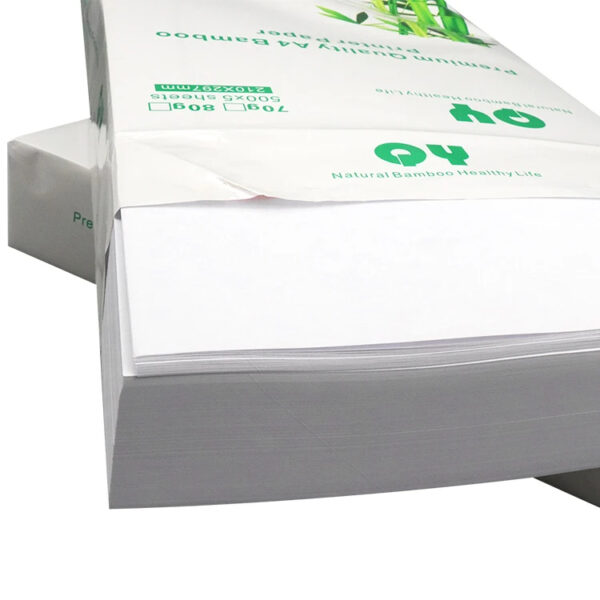 Bamboo pulp A4 paper eco-friendly double A 70g 75g 80g White Paper Bamboo pulp A4 paper eco-friendly double A 70g 75g 80g White Paper A4 70gsm Bamboo Pulp Reams JK Copier paper A4A4 70gsm Bamboo Pulp Reams JK Copier paper A4 - Image 2