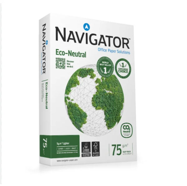 Navigator A4 Copy Paper 80gsm LASER PAPER A4 and Paper One / 75gsm/ 80gsm Office papers manufacturers - Image 2