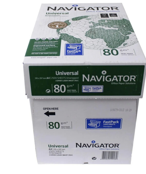 Navigator Photocopy Paper A4 Size 500 Sheets Package White Office Multi Purpose A4 Paper 80gsm, 75gsm, 70gsm - Image 2