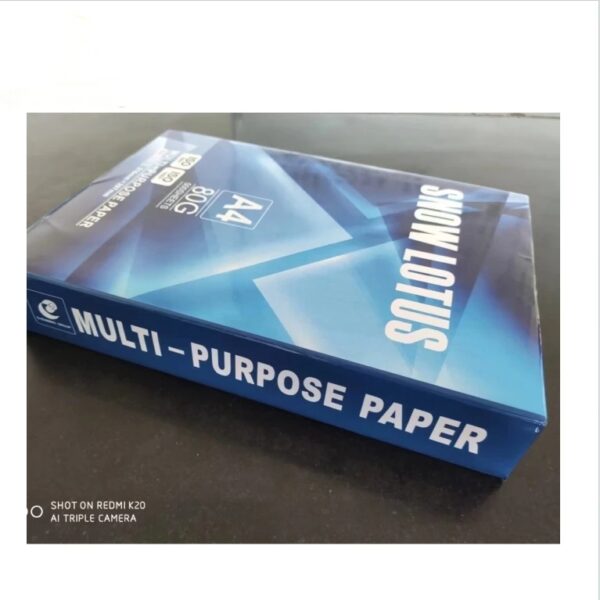 Hot Sale White Recycled Pulp A4 Rim 80gsm Copy Paper for European Market - Image 2