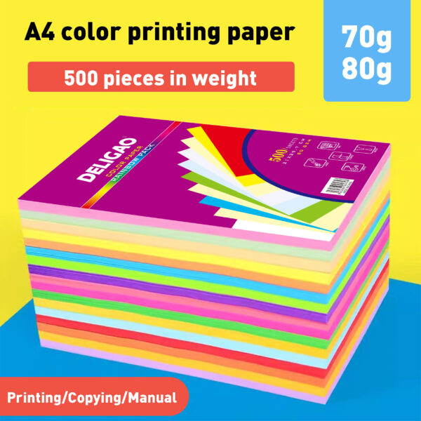 Premium 100% Wood Pulp A4 Paper 80gsm Wholesale with 500 Sheets - Image 2