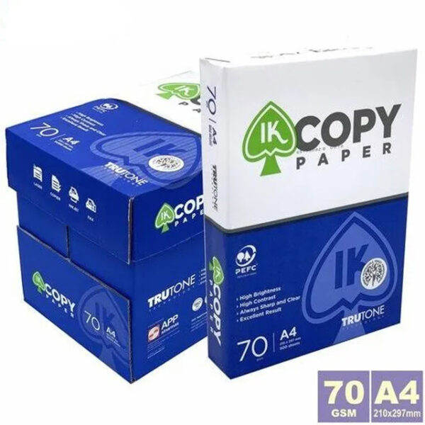 White Double A4 Copy Paper OEM Office Supplies 70gsm 80gsm Factory Price A4 Paper - Image 3