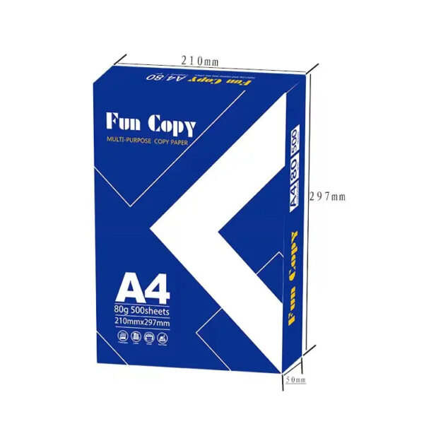 Factory Price All Wood Pulp Electrostatic Copy Paper 80G A4 8.5*11 70G75G 80G Copy Paper - Image 3