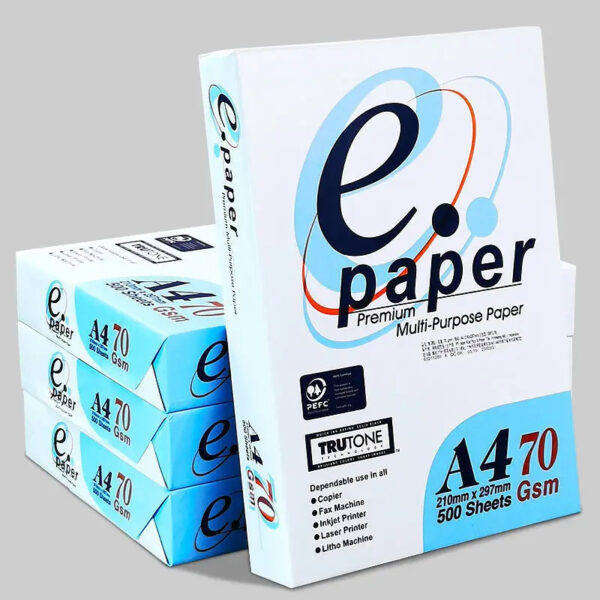 A4 White Office Copy Paper A4 Multipurpose Copy Paper 80gsm Photocopy Paper A4 Size 70gsm 80gsm - Image 4