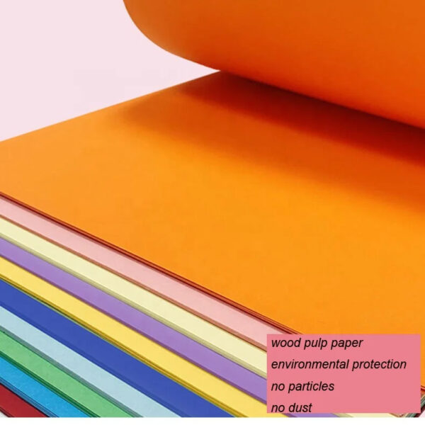 20pcs A4 Colored Paper 180 Gsm Wood Pulp Printing Paper or DIY Handmade Supplies - Image 4