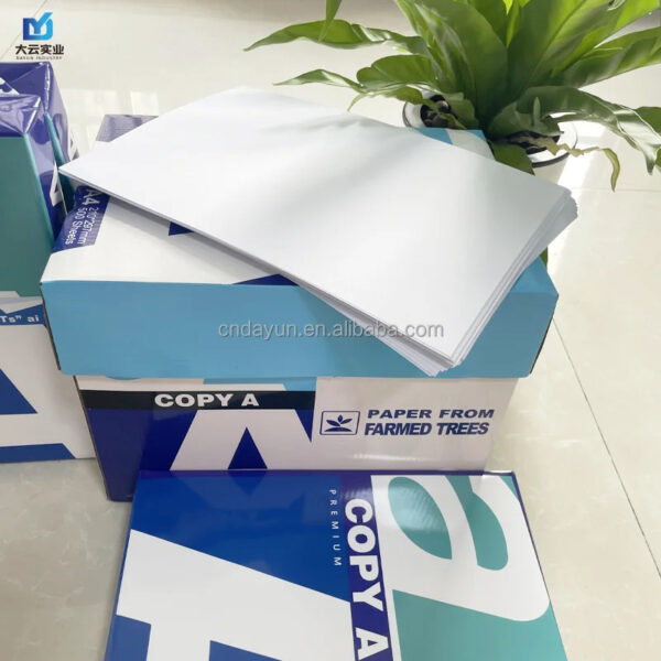 Wholesale Premium 70 GSM 75GSM 80GSM A4 Copy Paper Ream Office Paper 8.5*11inch 8.5*13inch Size Copy Paper - Image 3