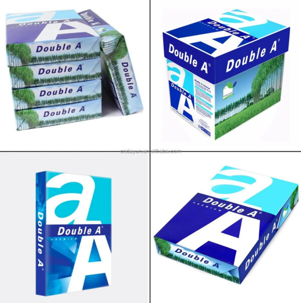 Double A4 Size 75 70g 80gsm Weight Copy/Bond Printing office White Paper Carton Packed ream sheets paper A4 - Image 5